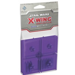 X-Wing: purple bases and pegs X-Wing: purple bases and pegs