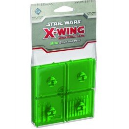X-Wing: green bases and pegs X-Wing: green bases and pegs